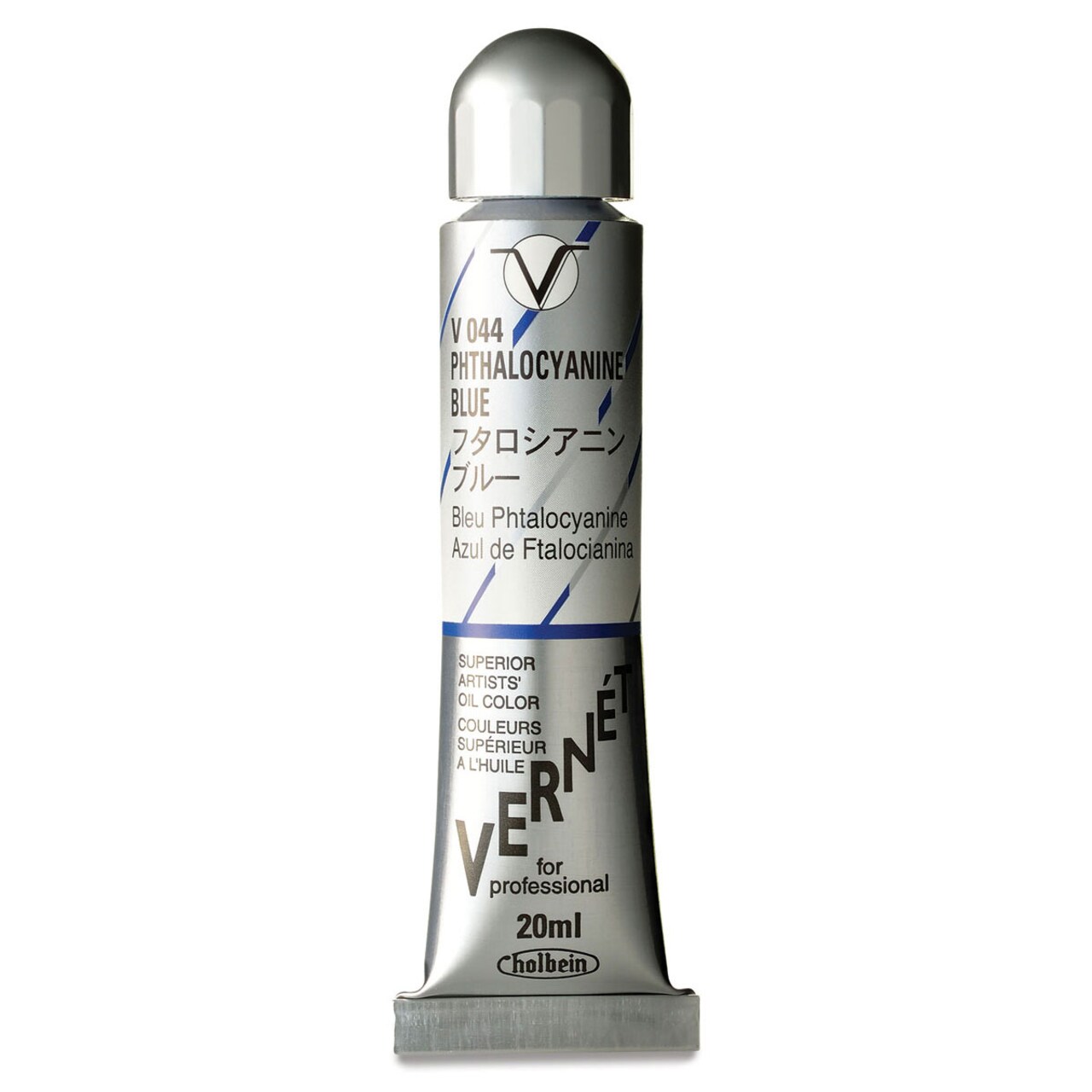 Holbein Vernét Superior Artists' Oil Color - Pthalocyanine Blue, 20 ml tube